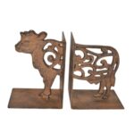 Bookend- Fleur Cow