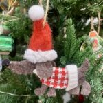 Christmas- Dachshund Houndstooth